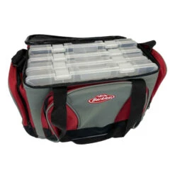 Berkley Betesväska Inkl 4 Askar, Grå/vinröd -Pro Vissersaas 1110662 2