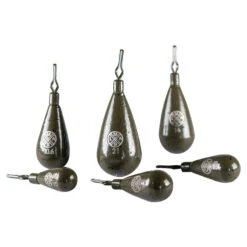 LMAB Tungsten Drop Shot Weight Tear Green Pumpkin -Pro Vissersaas 166 137825r 2