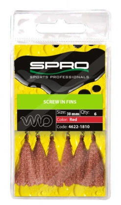 SPRO Screw In Fins (6pcs) -Pro Vissersaas 46221810r 2