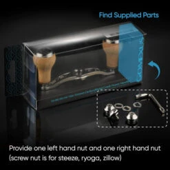 Gomexus Aluminum Double Handle With Cork Knob -Pro Vissersaas BS100HCA27TNr 4