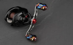 Gomexus Crank Handle W/Titanium Galaxy Knob -Pro Vissersaas BS100T22GDX2r 3