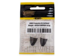 Camo Tungsten Arrowhead Weight Green Pumpkin -Pro Vissersaas CL TAHW GP 020r 5