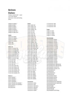 Gomexus 95mm Carbon Swept Handle With 20mm TPE Knob -Pro Vissersaas DCS95TA20RDBKr 14