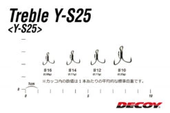 Decoy Treble Y-S25 -Pro Vissersaas DTYS2510r 3