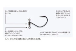 Decoy Worm123 DS Hook Masubari -Pro Vissersaas DW1233r 3