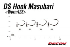 Decoy Worm123 DS Hook Masubari -Pro Vissersaas DW1233r 4