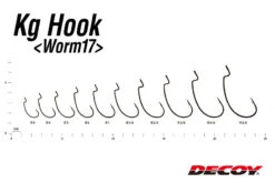 Decoy Worm 17kg Hook -Pro Vissersaas DW17KG1r 4