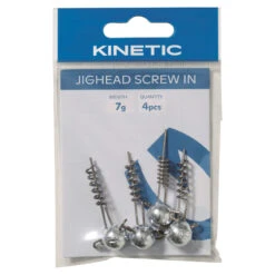 Kinetic Jighead Screw In Zinc -Pro Vissersaas F604 259r 2