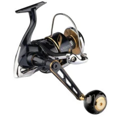 Gomexus 90mm Aluminium Power Handle With 45mm Titanium Knob - Black & Gold -Pro Vissersaas LYS90TB45BKGD 3