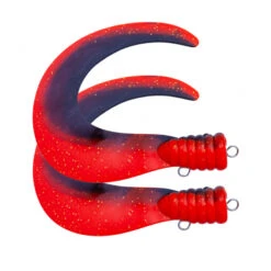 SvartZonker Big Tail (2-pak) C27 UV Fluo Red/Black