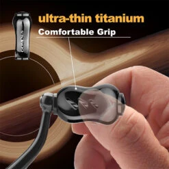 Gomexus Smoke Jedi Series 22mm Titanium Knob - Smoke -Pro Vissersaas T22STSK 4