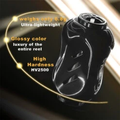 Gomexus Smoke Jedi Series 22mm Titanium Knob - Smoke -Pro Vissersaas T22STSK 5