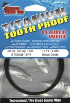 AFW - Titanium Tooth Proof Single Strand, Tafsmaterial